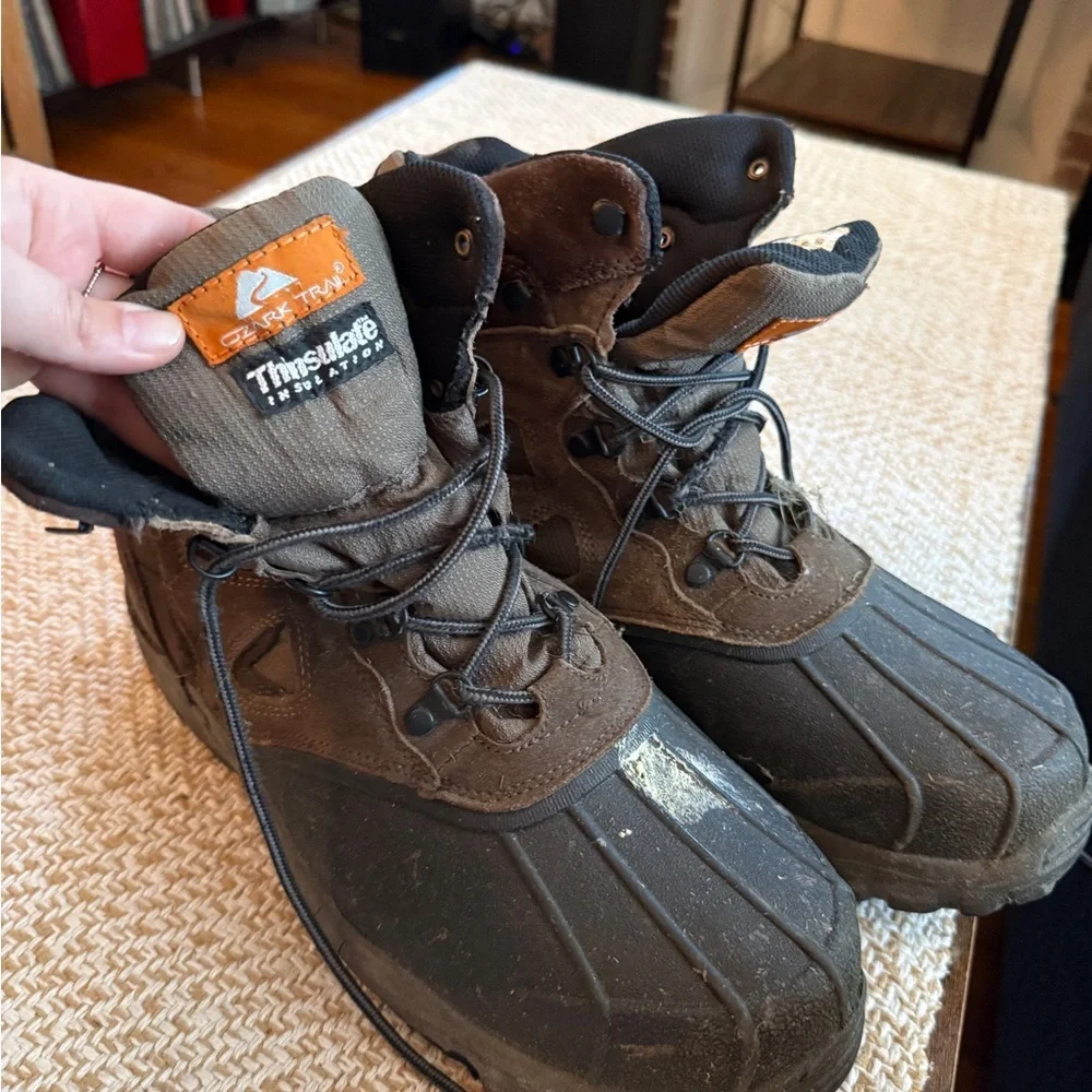 Ozark Trail Men's Dual-Tone Waterproof Boots
